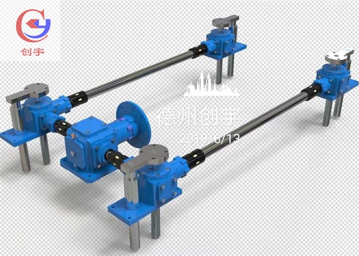 四臺(tái)聯(lián)動(dòng)升降機(jī)